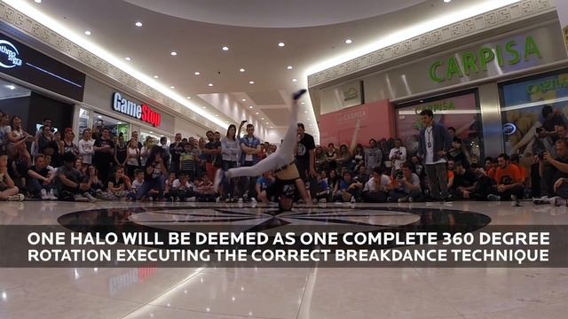 Most consecutive halos (breakdance) - Guinness World Records смотреть онлайн