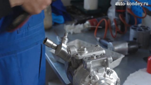 Ремонт компрессора кондиционера Mercedes E class. смотреть онлайн