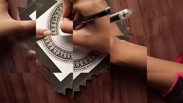 Amazing ! Mandala Art Sketch 2021| Easy way to draw card for beginners смотреть онлайн