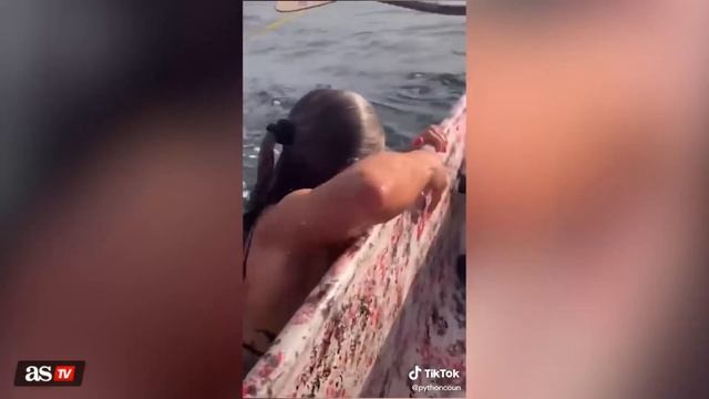 El ENORME SUSTO de esta PIRAGÜISTA: aparece UNA BALLENA a su lado | DIARIO AS смотреть онлайн