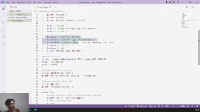 get http server with socket python смотреть онлайн