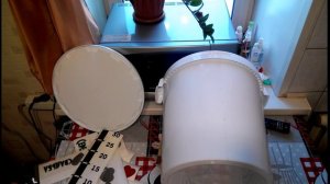 Пластиковый бродильный бак-ферментер и его оформление.(Нанесение шкалы)