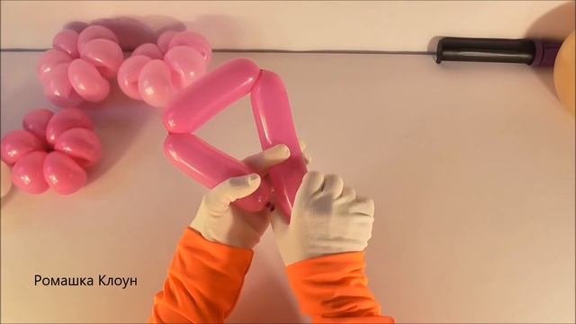 ЦВЕТЫ В КОРЗИНЕ из шаров Balloon Flower Basket DIY TUTORIAL смотреть онлайн