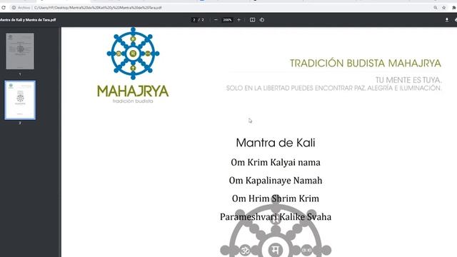 110 Initiations of Tara and Kali Mantras EN & ESP смотреть онлайн