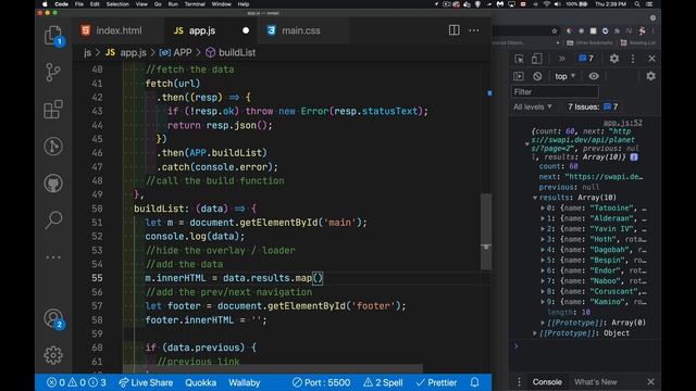 Having Fun with the Star Wars API смотреть онлайн