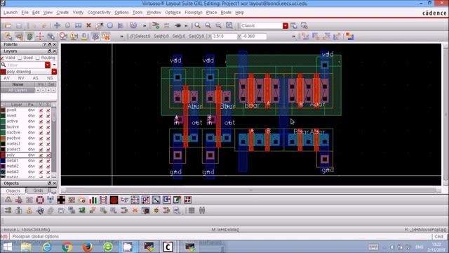 Cadence Virtuoso Tutorial: CMOS XOR Gate Schematic Symbol and Layout смотреть онлайн