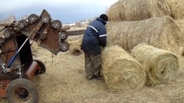 Самодельный пресс подборщик смотреть онлайн