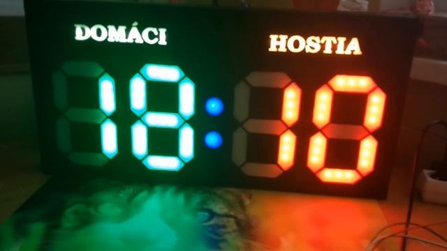 homemake table tennis scoreboard (led strip) смотреть онлайн