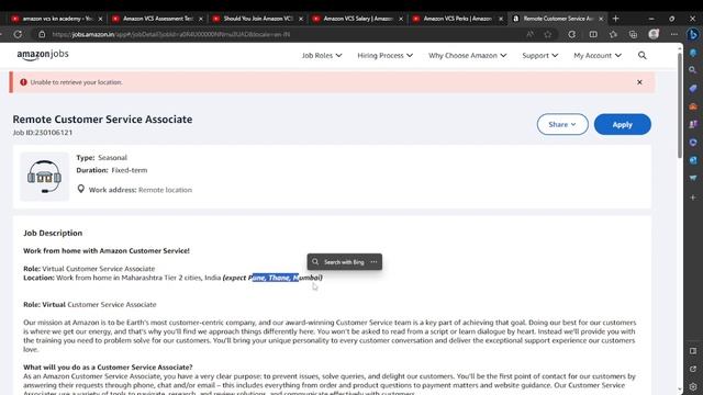 Amazon VCS Direct Test | OFF Campus Drive | Freshers | 2022 | 2023 Batch | 2024 Batch | Hiring смотреть онлайн