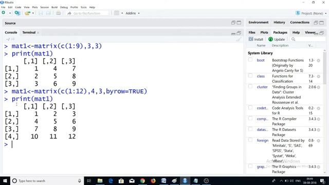 R Programming Tutorial #8: Working with Matrices смотреть онлайн