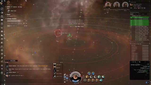 Crimson Harvest Gauntlet Stratios Cruiser #1 Eve Online смотреть онлайн
