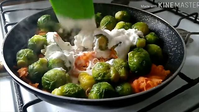 БРЮССЕЛЬСКАЯ КАПУСТА в сметане || Как приготовить брюссельскую капусту смотреть онлайн