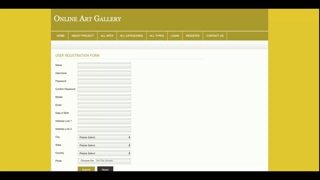 Online Art Gallery | PHP and MySQL Project Source Code | PHP MySQL CRUD Project смотреть онлайн