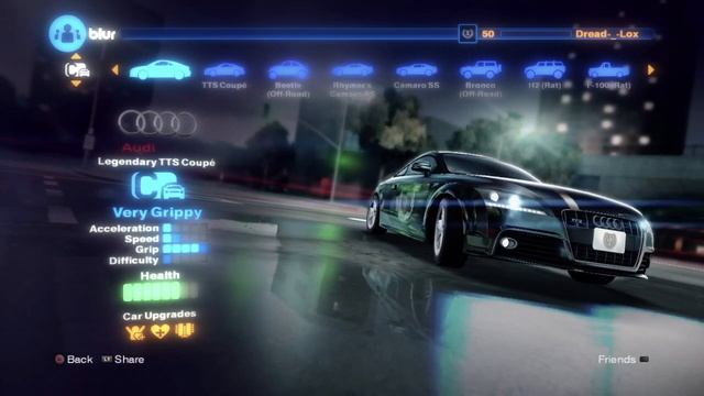 Blur Legendary Cars and free unlocks смотреть онлайн