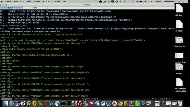Tushar Dalvi & Tony Trummer - QARK: Android App Exploit and SCA Tool - AppSecUSA 2015 смотреть онлайн