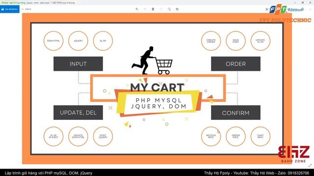 Lập trình giỏ hàng - php mysql jquery dom - 01 | giới thiệu khóa học смотреть онлайн