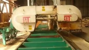 Радуга 2М  Широколенточная двухсторонняя пилорама с полной гидравликой