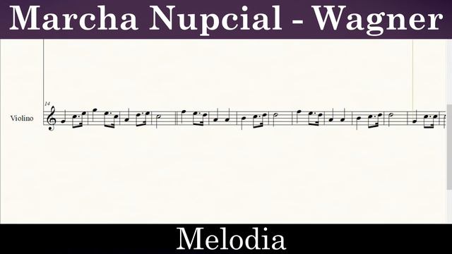Marcha Nupcial de Wagner | Com quem será?? - Melodia no Violino - I Playback PARTITURA I смотреть онлайн
