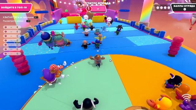 Fall Guys – Игровой процесс на высшем уровне смотреть онлайн