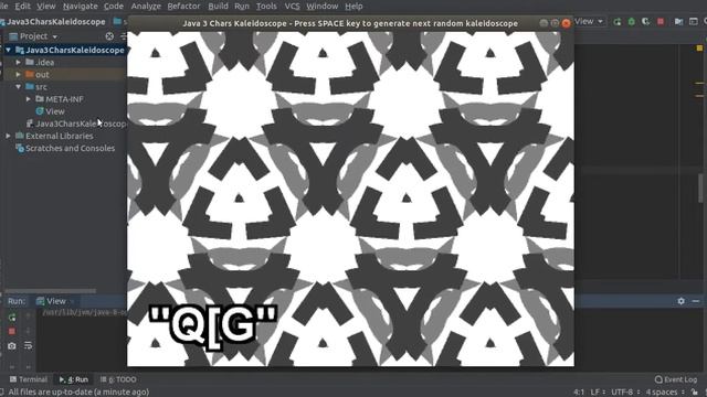 [Java] 2D from scratch - 3 Chars Kaleidoscope Demo смотреть онлайн