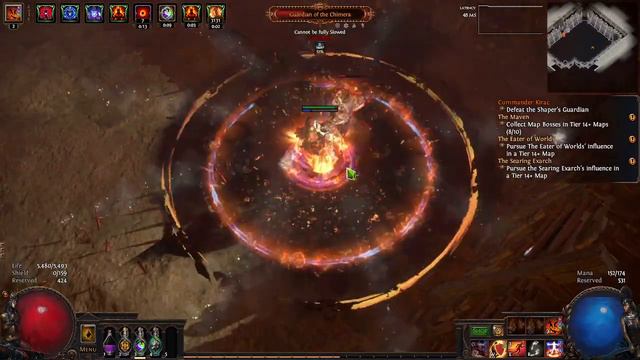 Path of Exile 🔴 Crucible League /RF Low Budget Build VS Chimera смотреть онлайн