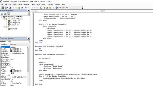 Menampilkan data Dari ListBox Ke Textbox Macro VBA Excel смотреть онлайн