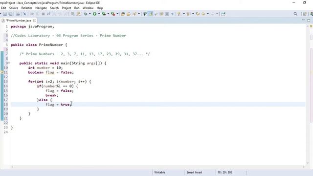 Java Program | 03 | Prime Number | смотреть онлайн