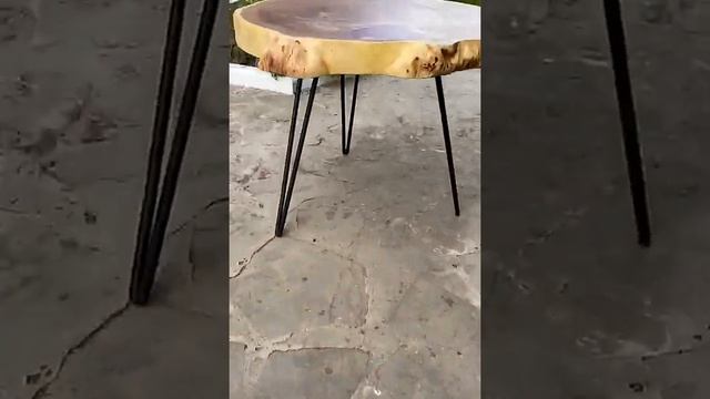 Стол из спила дерева Карагач смотреть онлайн