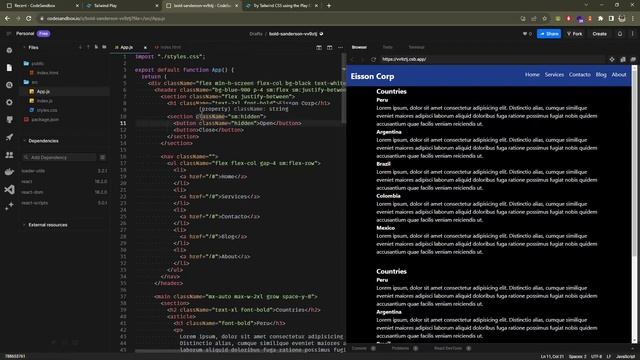 Responsive Menu con TailwindCSS ReactJS Heroicons cslx смотреть онлайн