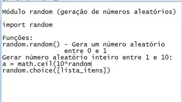 9 - Python - Geração de Números Aleatórios e módulo Random. смотреть онлайн