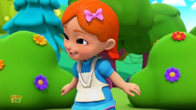 Three Little Pigs Story | Pretend Play Song | Cartoon Stories For Kids | Nursery Rhymes By Kids Tv