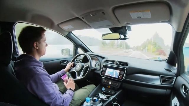 270 км с быстрой зарядкой – поездка за город на Nissan Leaf Ze1