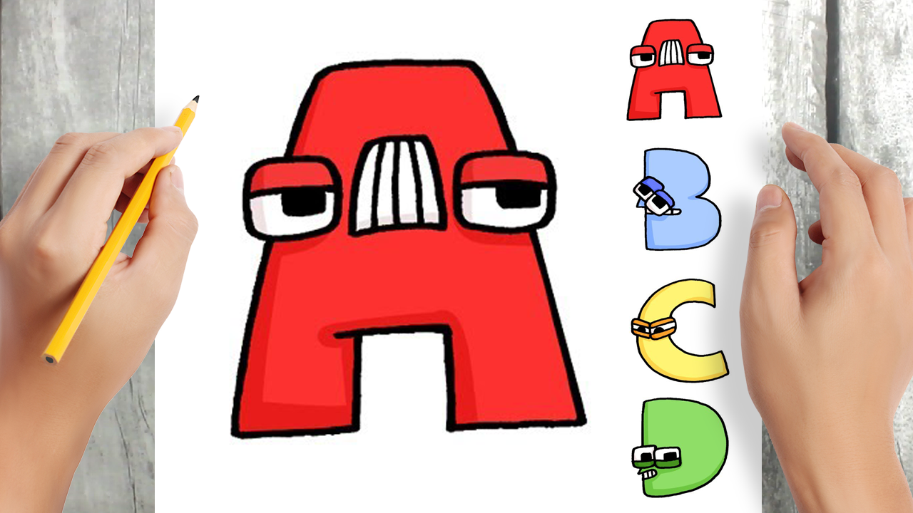 Как нарисовать АЛФАВИТ ЛОР