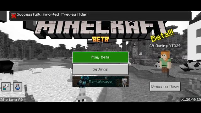 Minecraft beta preview hider 1.20.40 смотреть онлайн