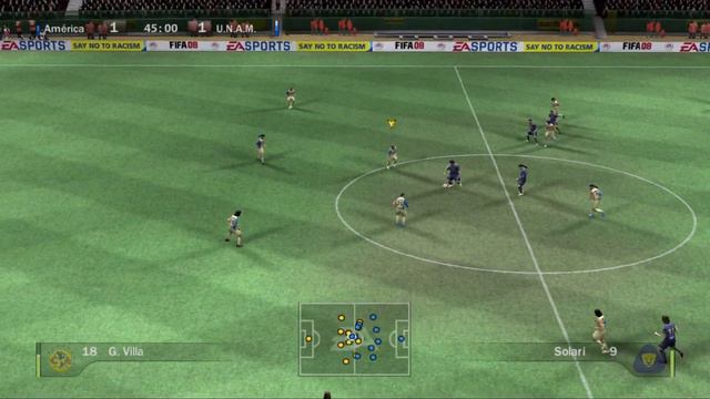 FIFA 08 (PS2) Gameplay - America vs UNAM смотреть онлайн