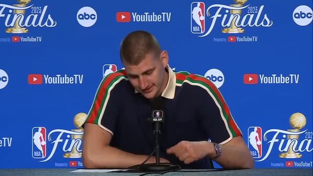 Nikola Jokic was so happy answering a question in his native Serbian after Game 3 смотреть онлайн