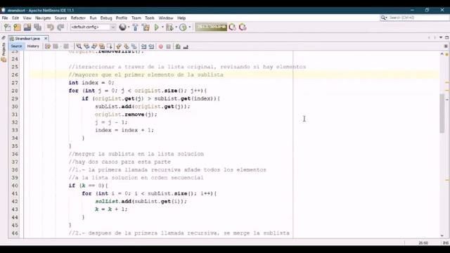 Algoritmos de ordenamiento: Strand sort. смотреть онлайн