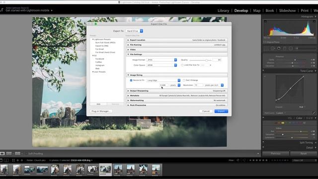 Best Lightroom export settings 2019 (Facebook and Instagram) UPDATE смотреть онлайн