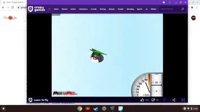 Learn to fly speed run 15min смотреть онлайн