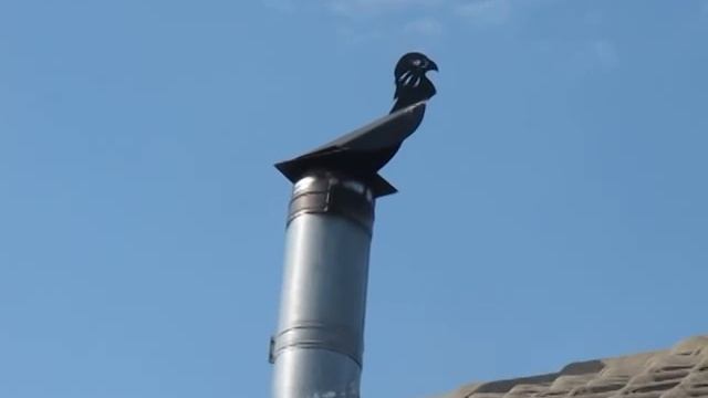 Флюгер на трубу дымохода (пример работы) смотреть онлайн