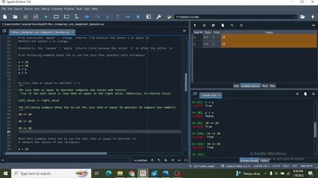 Python Comparison Operators | Python Tutorial смотреть онлайн