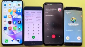Incoming Call Honor 8 Vs Oppo A55 & Outgoing Call Honor X7a Vs Samsung Galaxy S7