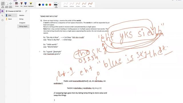 Reverse words in a String смотреть онлайн