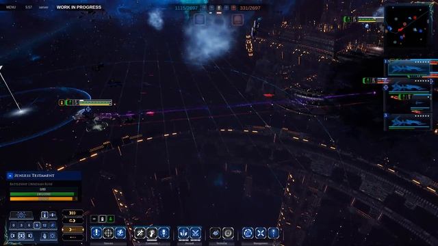 Dark Eldar vs Chaos! - 1v1 Multiplayer Gameplay, Battlefleet Gothic Armada 2 смотреть онлайн