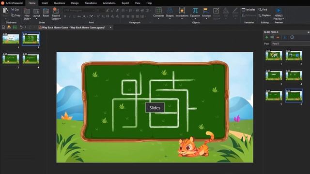 Create Way Back Home Game - ActivePresenter 8 смотреть онлайн