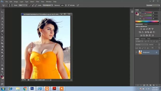 Use of Color Replacement Tool in Photoshop (Part - 10 Hindi Tutorial) смотреть онлайн