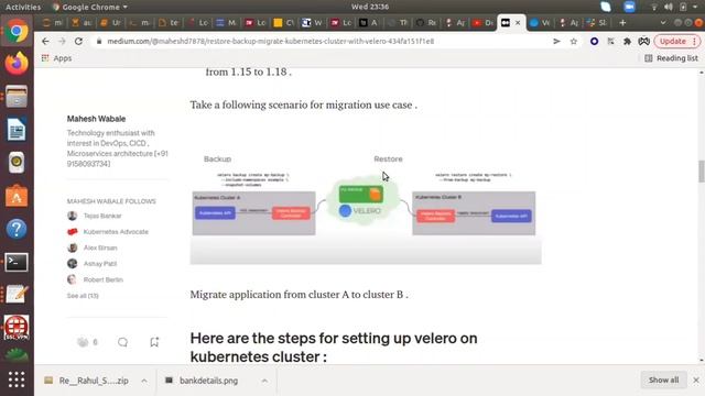 How backup and restore works in kubernetes with velero смотреть онлайн