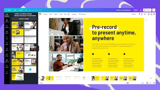 Create ANIMATED Presentations with Canva смотреть онлайн
