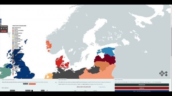 (MapChart) World War II (Blind Game)