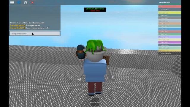 ROBLOX/parkour rush code смотреть онлайн